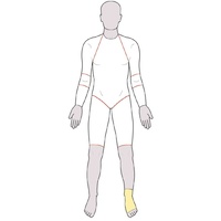 Sock up to 5cms (Open toe)