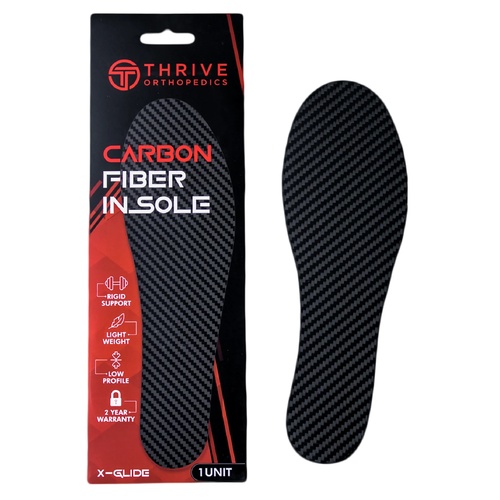 Thrive X-Glide Rigid Carbon Fibre Foot Plate: Advanced Support for Mid and Forefoot Conditions and Toe Walking
